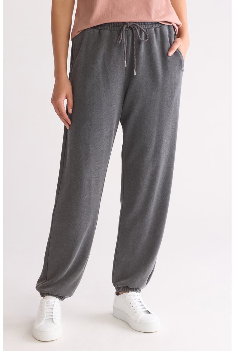 Haze Skinny Beach Terry Joggers, Main, color, BLACK SAND