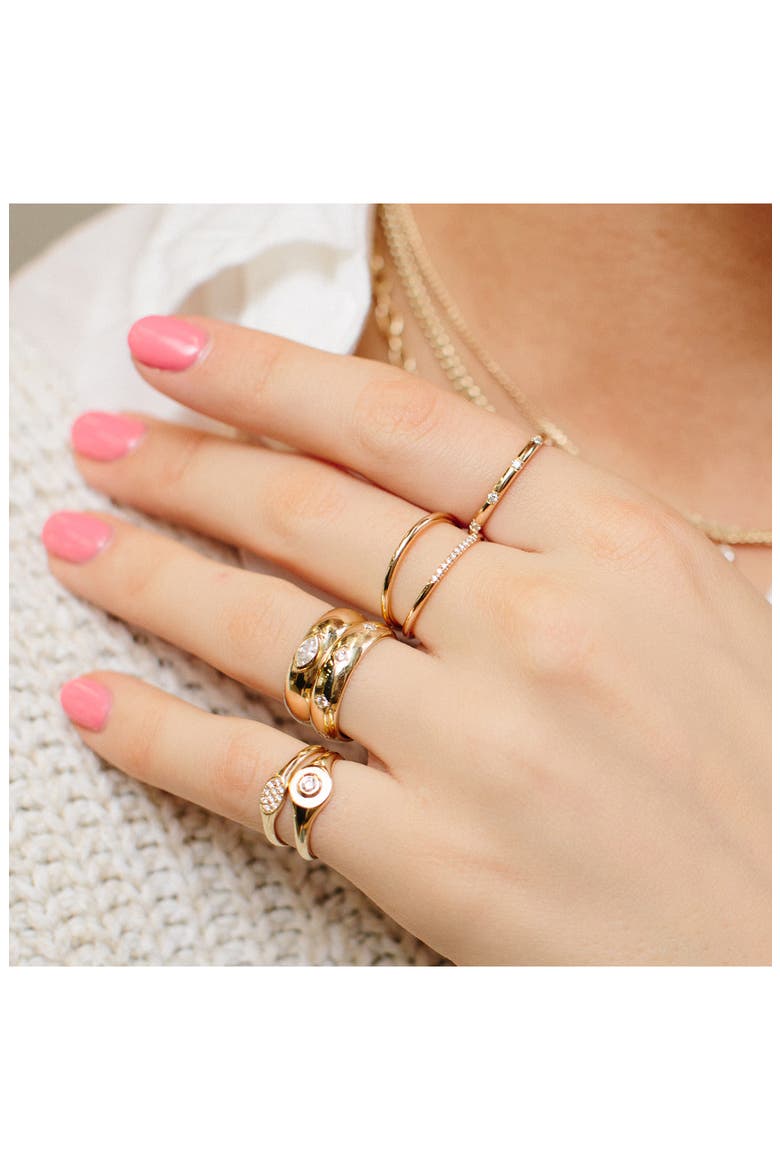 Double Band Ring, Alternate, color, YELLOW GOLD