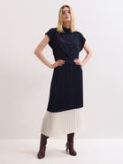 Phase Eight Eleanor Pleated Midi Skirt