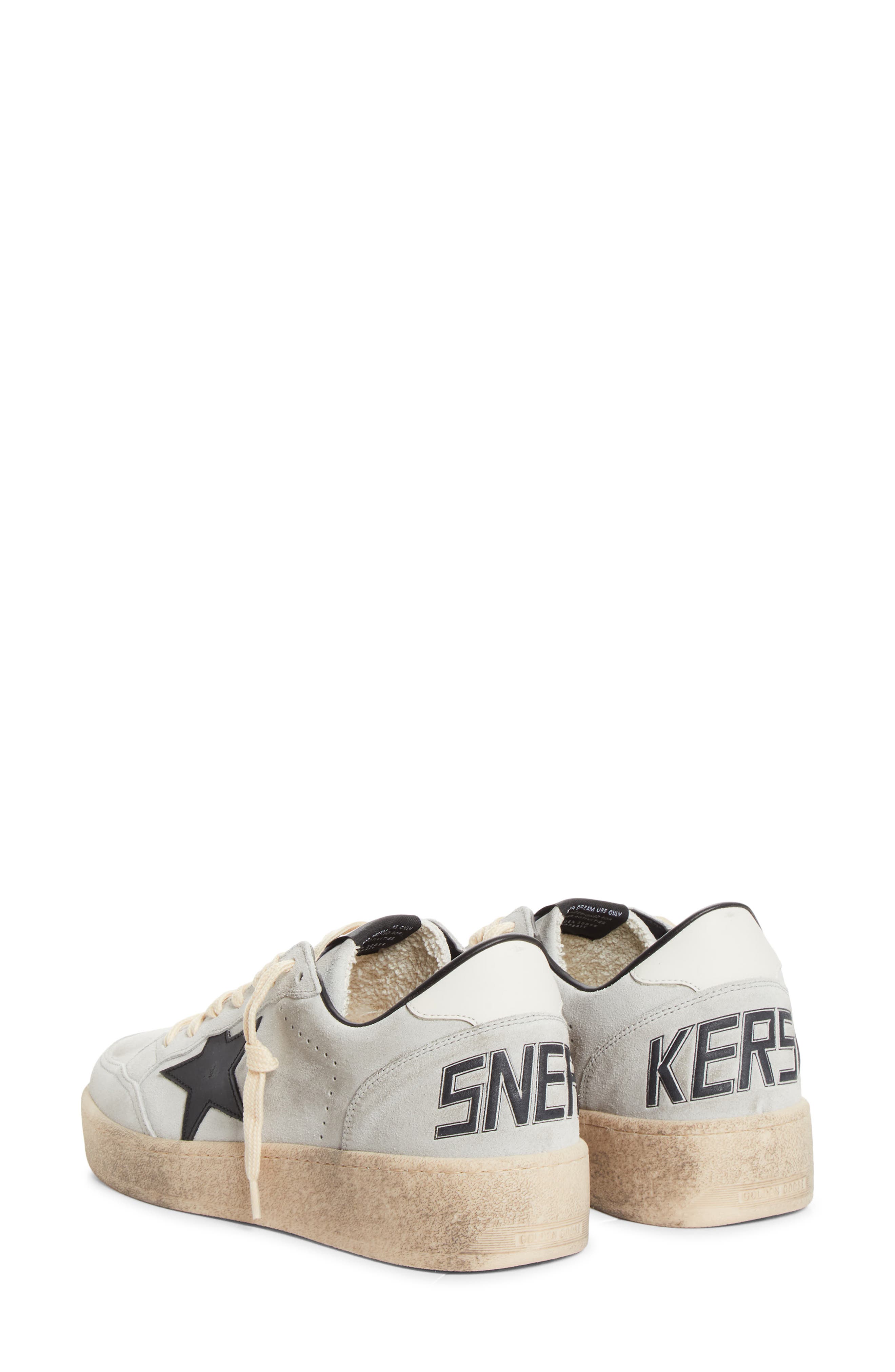 Golden Goose Ball Star 2 Sneaker, Alternate, color, Grey/Black/Cream