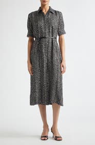 Altuzarra Kieran Belted Silk Shirtdress