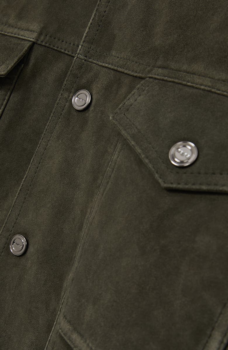 Reiss Nico Goat Suede Jacket, Alternate, color,