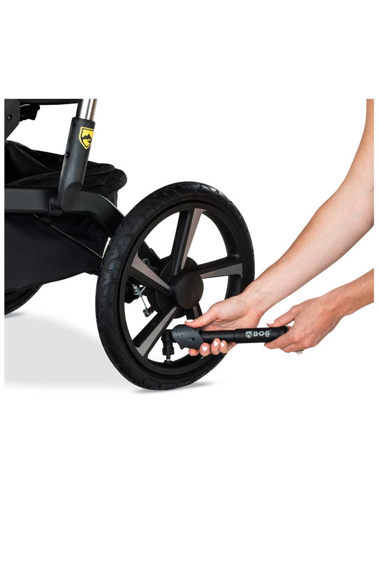 Deluxe Handlebar Console for Single Jogging Stroller, Alternate, color, BLACK