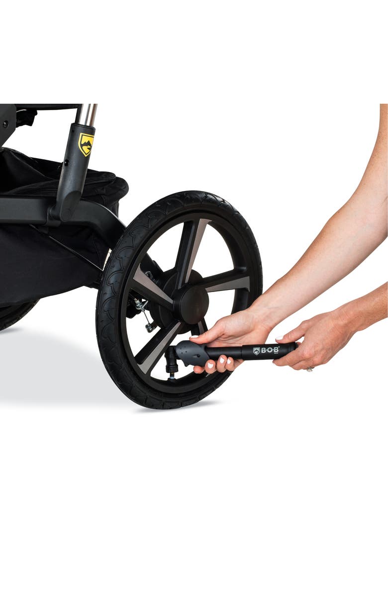 BOB Deluxe Handlebar Console for Single Jogging Stroller, Alternate, color, Black