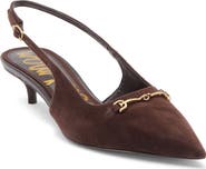 Sam Edelman Farrah Kitten Heel Pointed Toe Slingback Pump