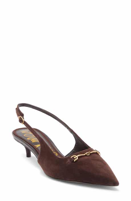 Sam Edelman Farrah Kitten Heel Pointed Toe Slingback Pump