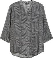 APNY Abstract Print Button-Up Shirt