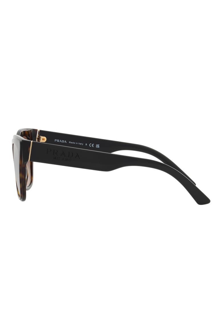 53mm Cat Eye Sunglasses, Alternate, color, BROWN GRADIENT