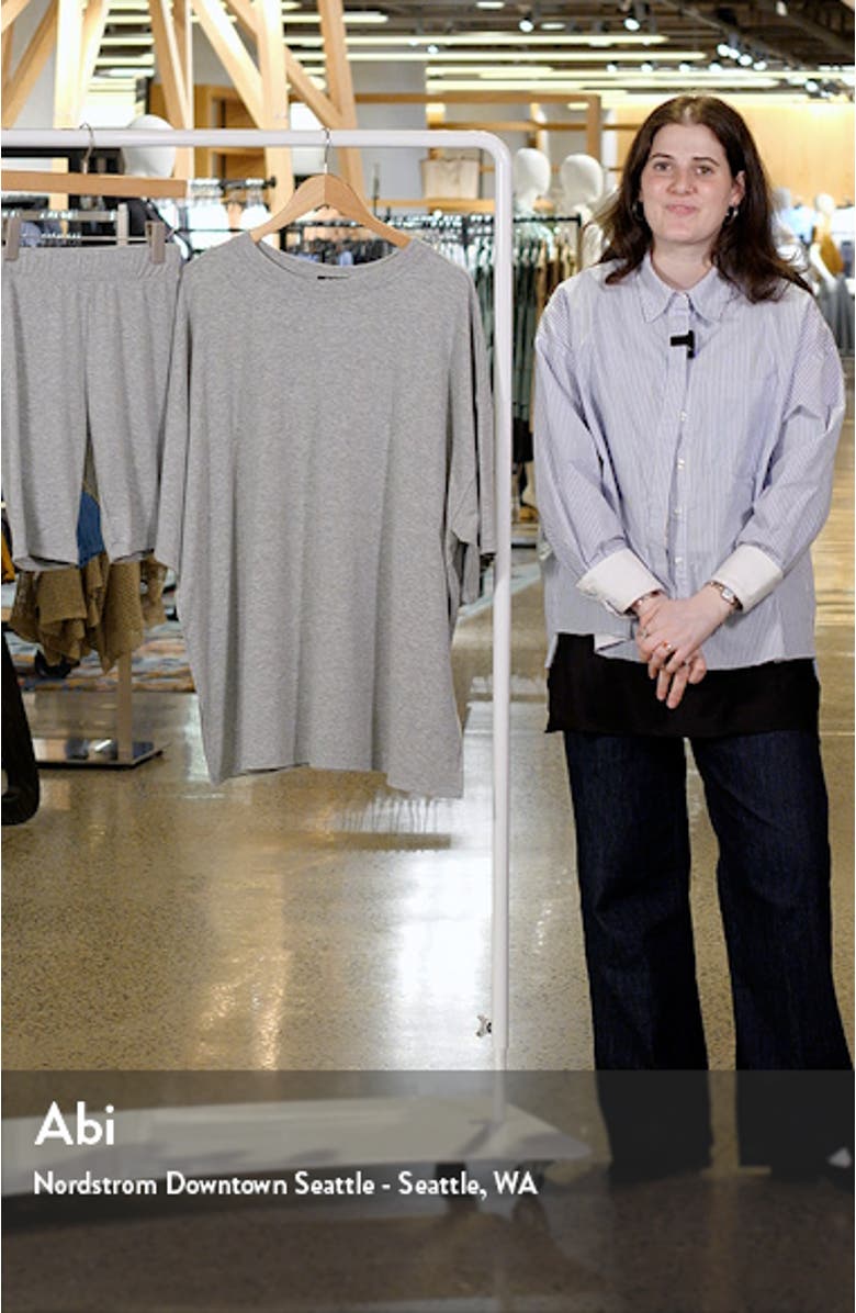 Malone Rib Oversize T-Shirt & Shorts, sales video thumbnail