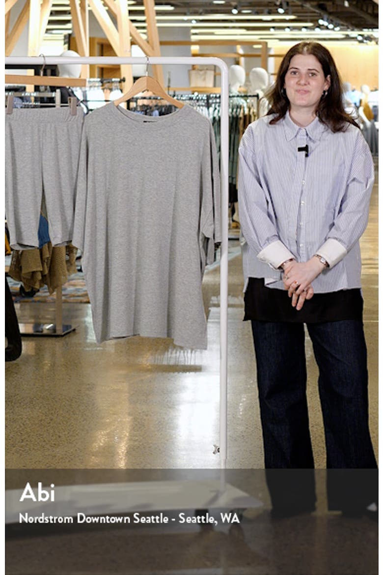 Malone Rib Oversize T-Shirt & Shorts video