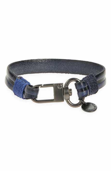 Caputo & Co. Men's Leather Bracelet