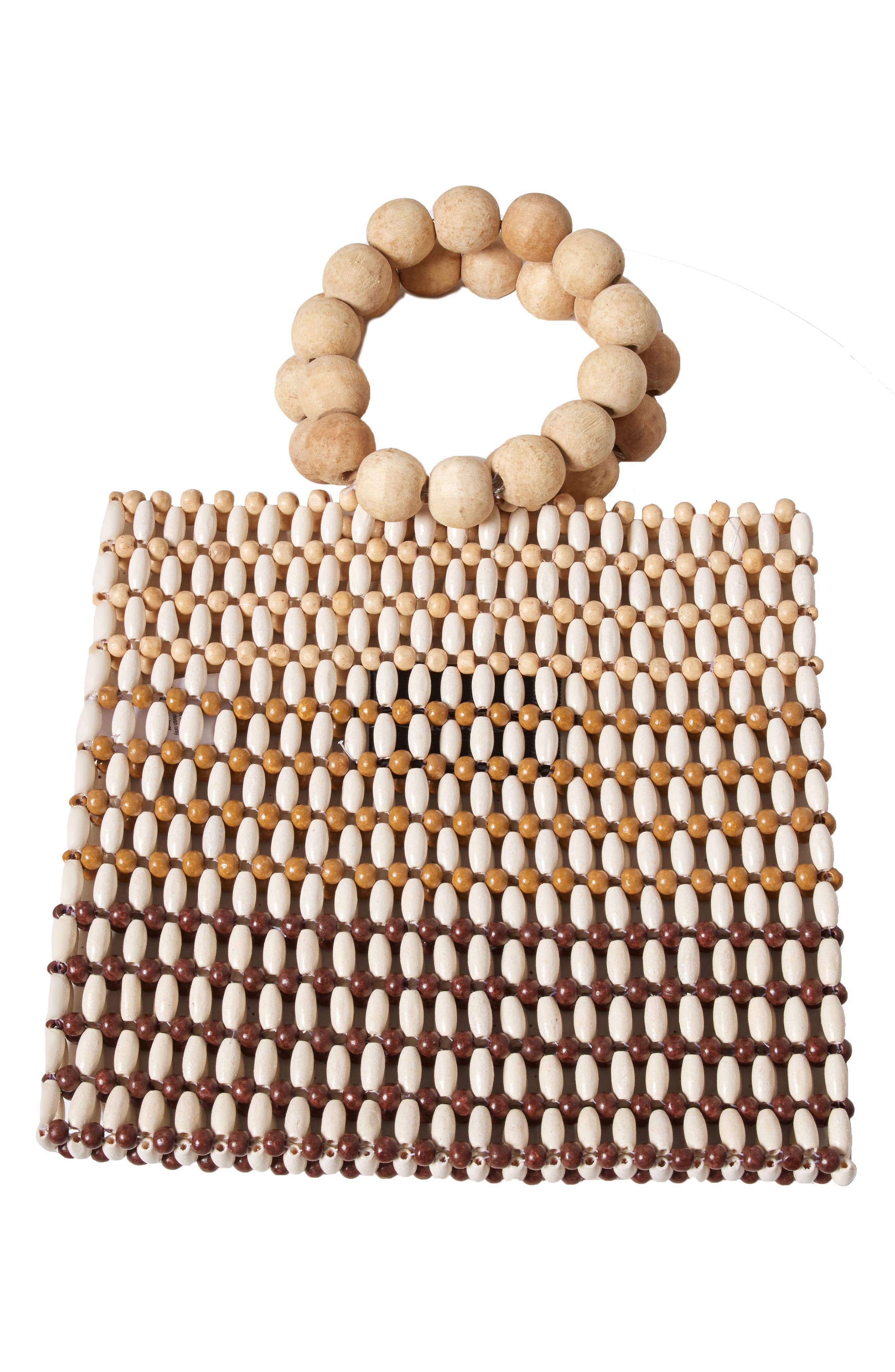 LSPACE Riley Wood Bead Bracelet Handle Bag, Alternate, color, 