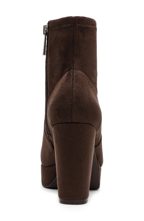 Anne Klein Volt Platform Bootie In Brown