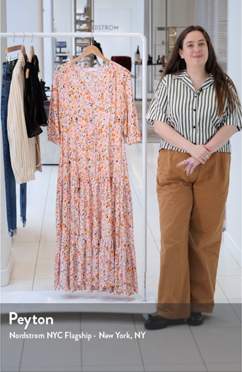 Kelda Floral Midi Dress, sales video thumbnail