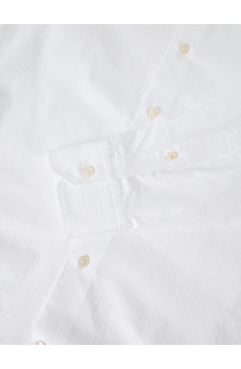 Robert Talbott Reynolds Dobby Stripe Contemporary Fit Shirt, Alternate, color, White