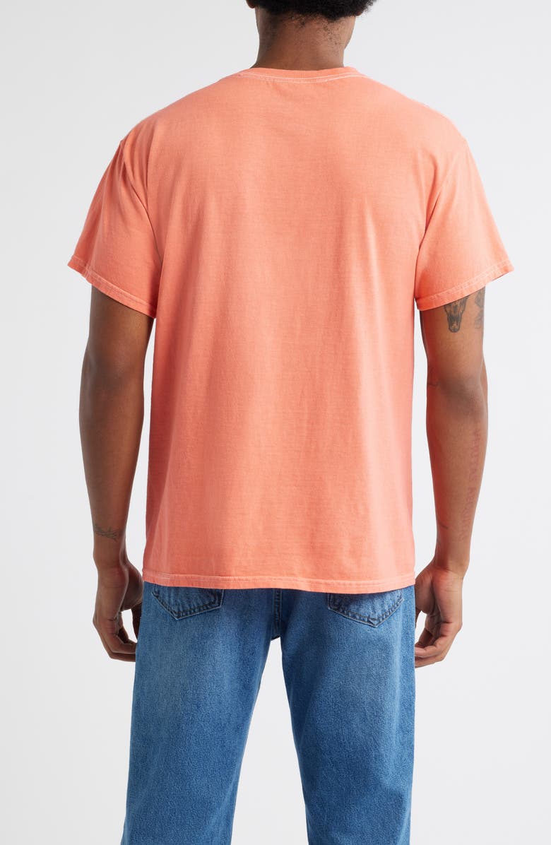 Merch Traffic Red Hot Chili Peppers Cotton Graphic T-Shirt, Alternate, color, Orange Pigment Dye