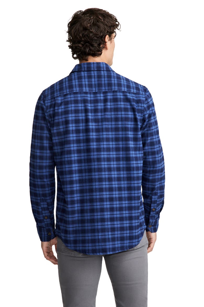 Mens Flannel Field Shirt, Alternate, color, Simply Blue
