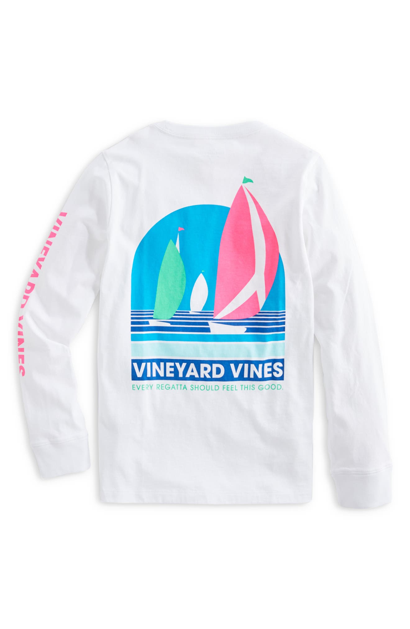 vineyard vines Kids' Regatta Long Sleeve Graphic Tee | Nordstrom