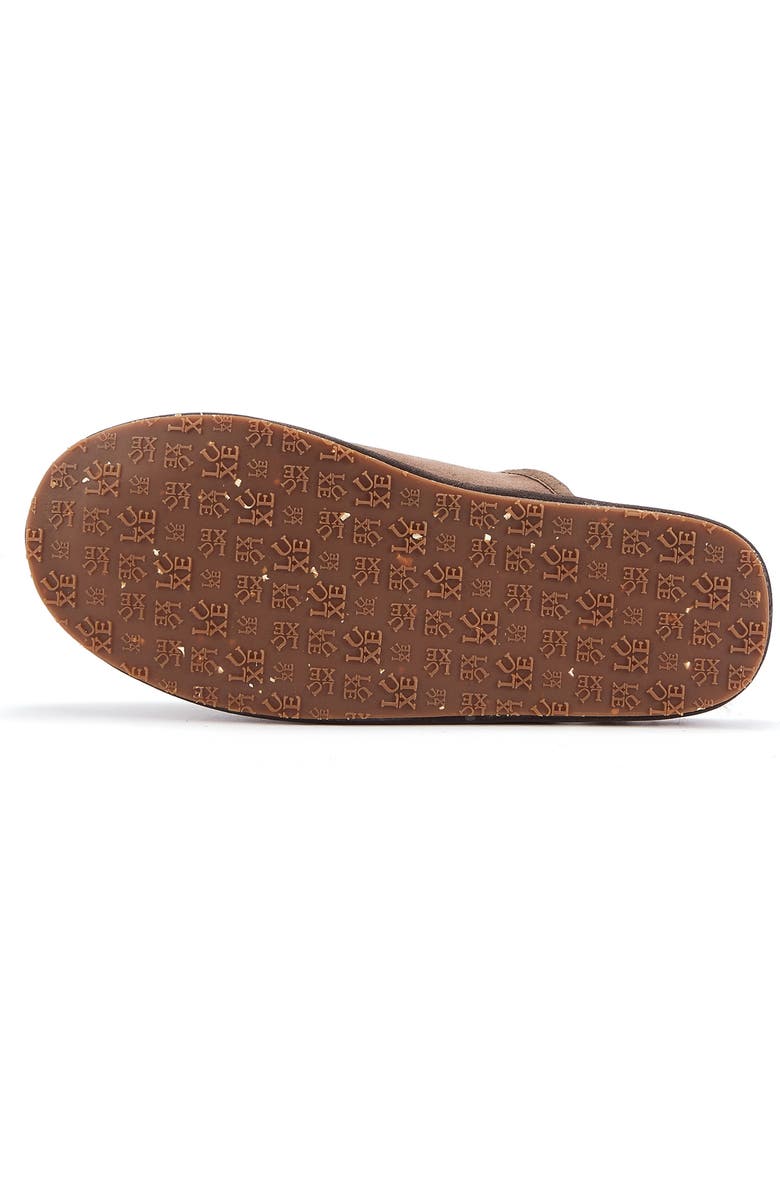 Australia Luxe Collective Twinface Sheepskin Genuine Shearling Lined Scuff Slipper, Alternate, color, Burnt