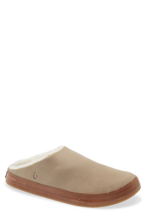 Lolii Genuine Shearling Lined Slipper