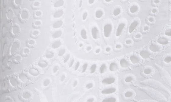Product image for Lilly Pulitzer® Eira Eyelet Long Sleeve Belted Midi Shirtdress