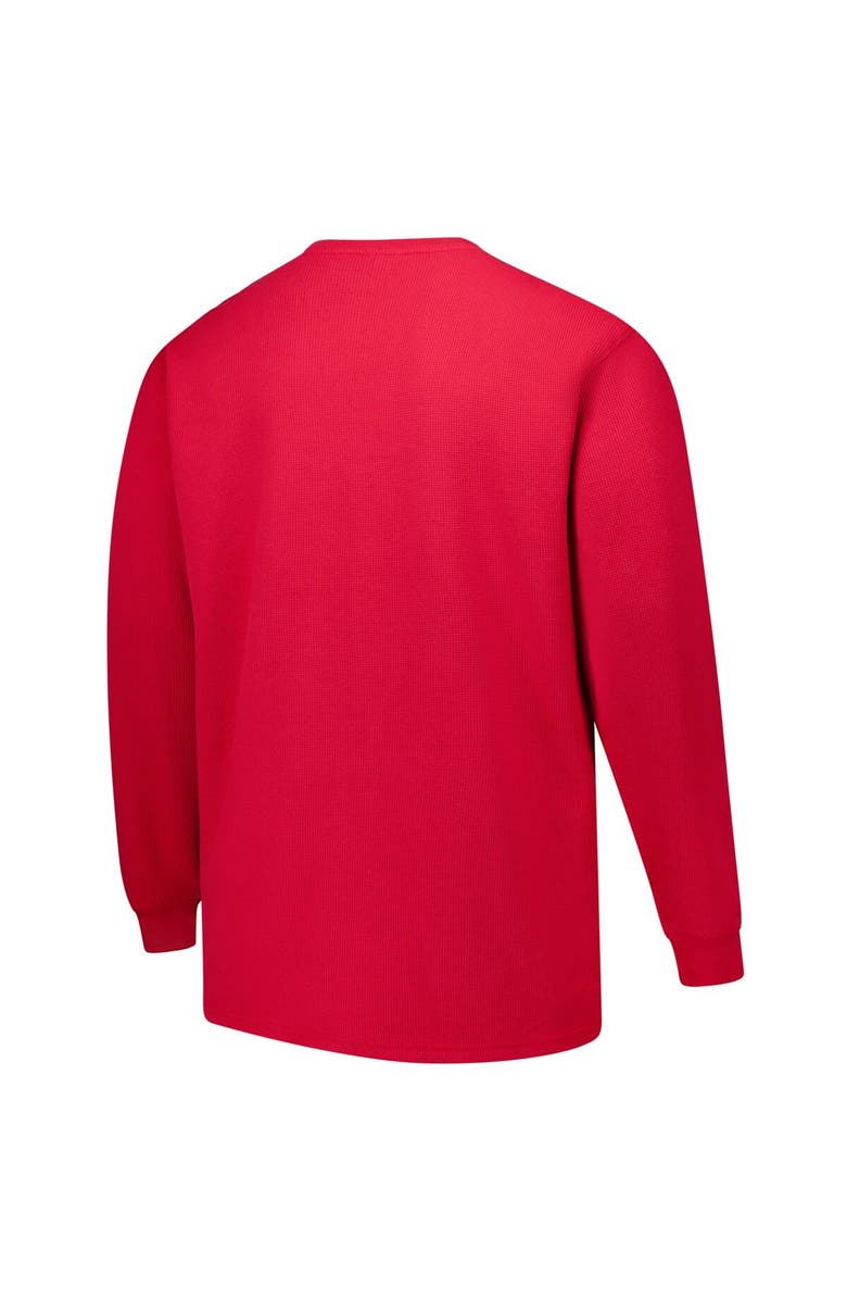 FANATICS Men's Fanatics Scarlet San Francisco 49ers Big & Tall Thermal Long Sleeve T-Shirt, Alternate, color, Scarlet