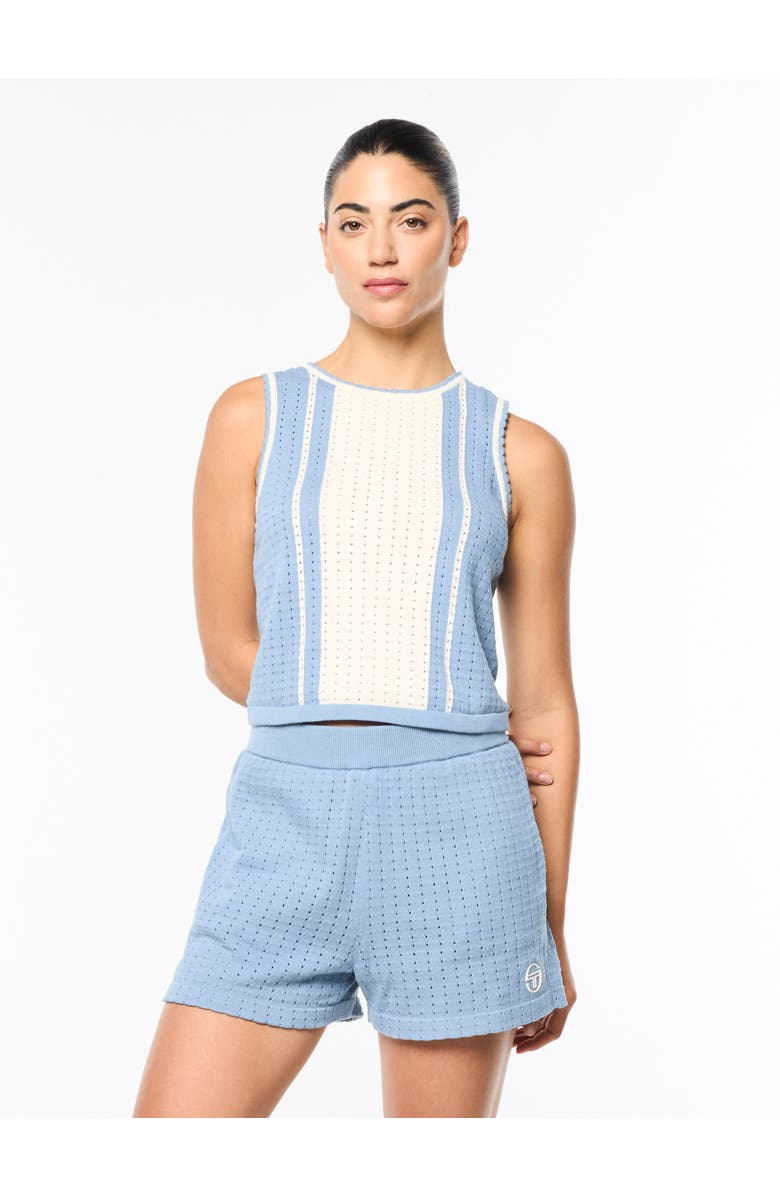 Sergio Tacchini Zola Knit Top, Main, color, Faded Denim