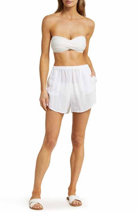 Vitamin A® Tallows Linen Cover-Up Shorts