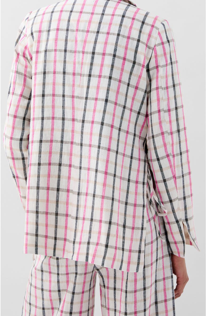 Scalpers Vichy Blazer, Alternate, color, Black-Pink
