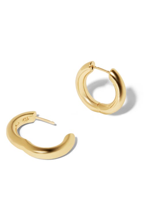 Jennifer Fisher Micro Lilly Huggie Hoop Earrings In Yellow Gold