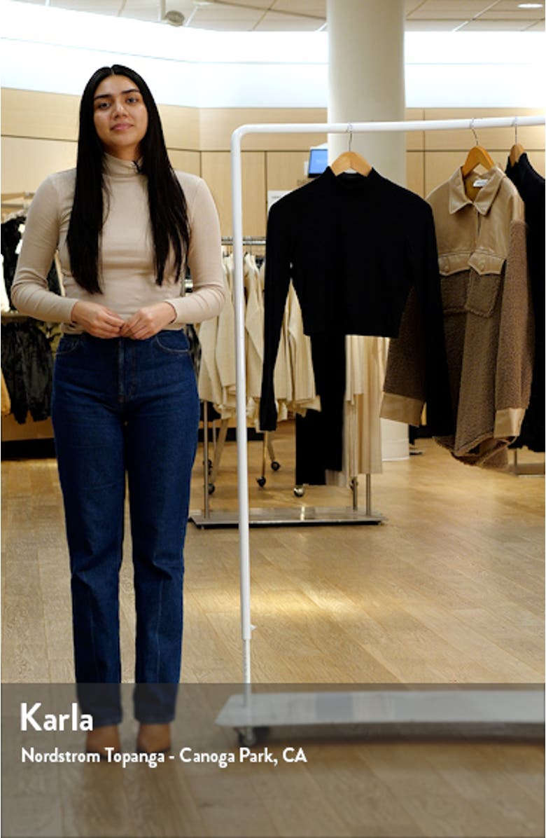 Moving On Featherweight Mock Neck Crop Top, sales video thumbnail