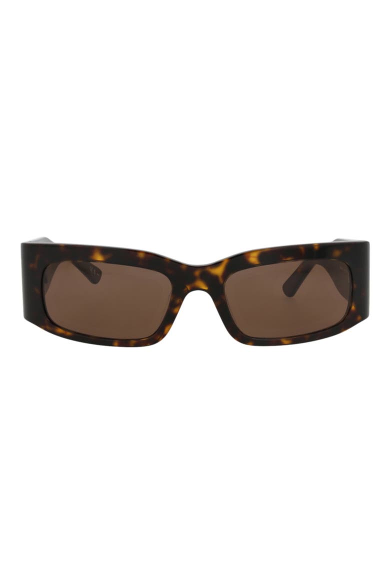 56mm Rectangular Sunglasses, Main, color, HAVANA HAVANA BROWN