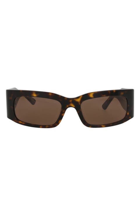 56mm Rectangular Sunglasses