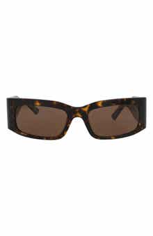56mm Rectangular Sunglasses