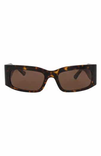 56mm Rectangular Sunglasses