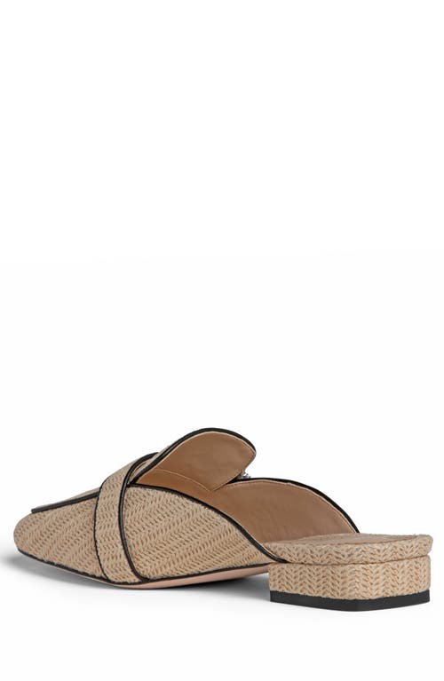 Allegra James Anais Raffia Slide In Natural