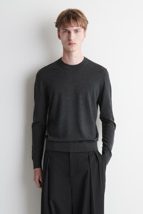 Slim Merino Wool Crew-neck Sweater