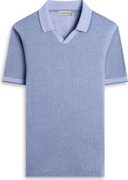Bugatchi Tipped Johnny Collar Polo