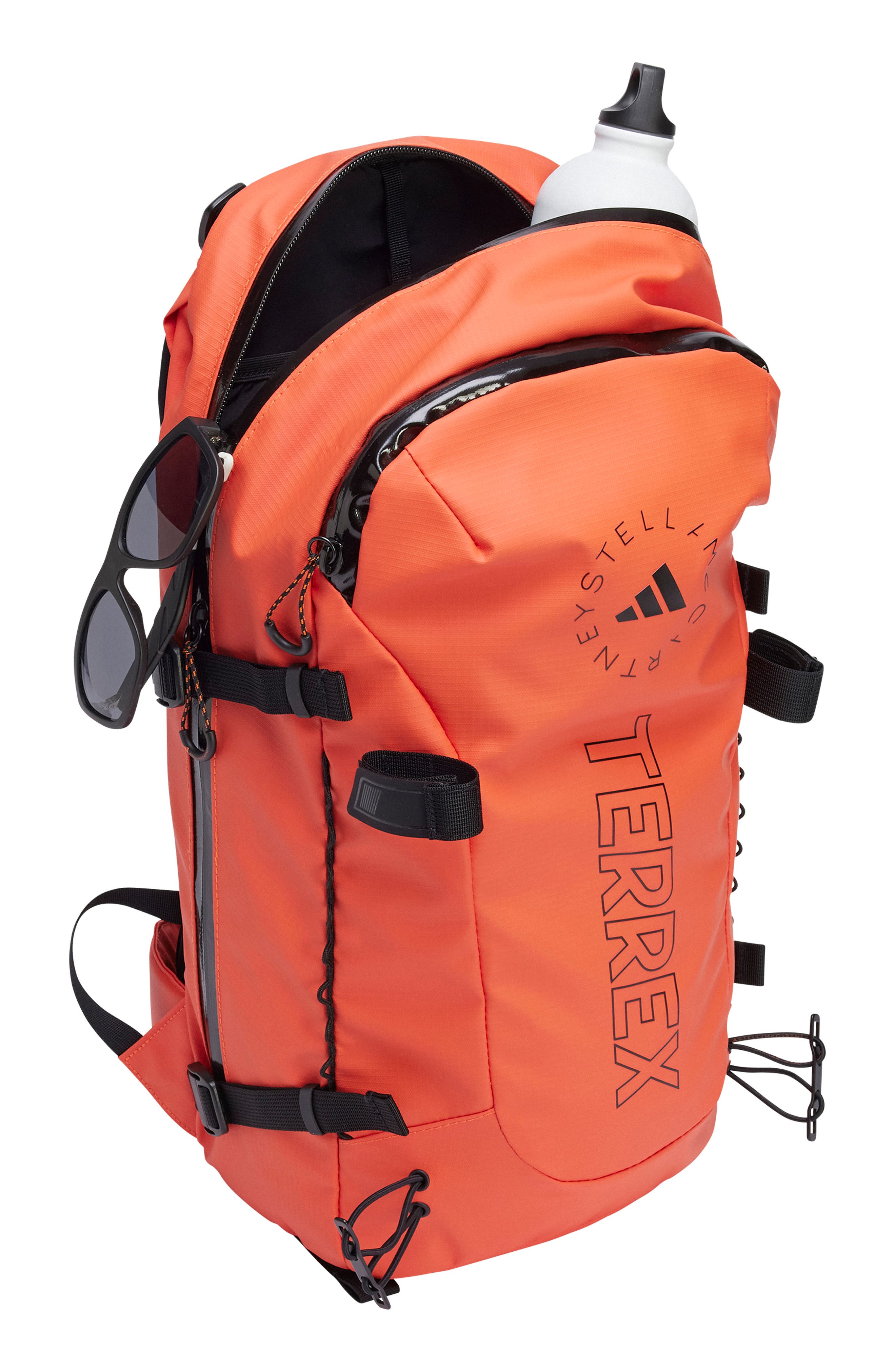 adidas by Stella McCartney Terrex Backpack, Alternate, color, Semi Impact Orange