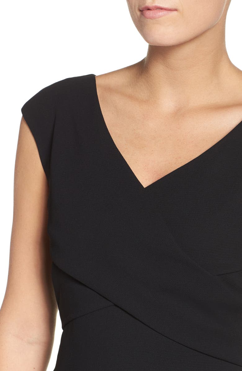 Eliza J Ponte Sheath Dress, Alternate, color, 