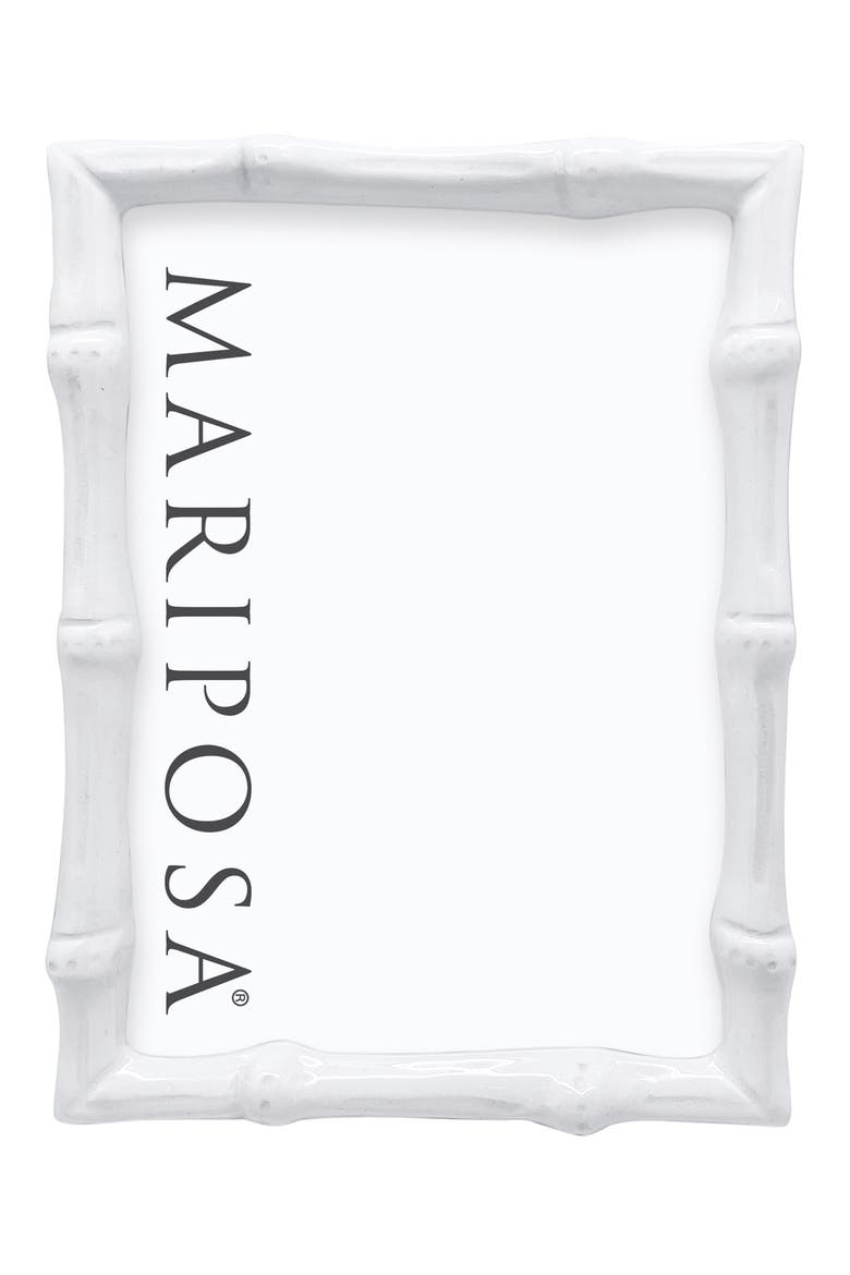 White Sand Cast Aluminum Picture Frame, Alternate, color, WHITE