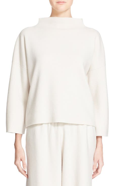 Funnel Neck Cashmere Sweater