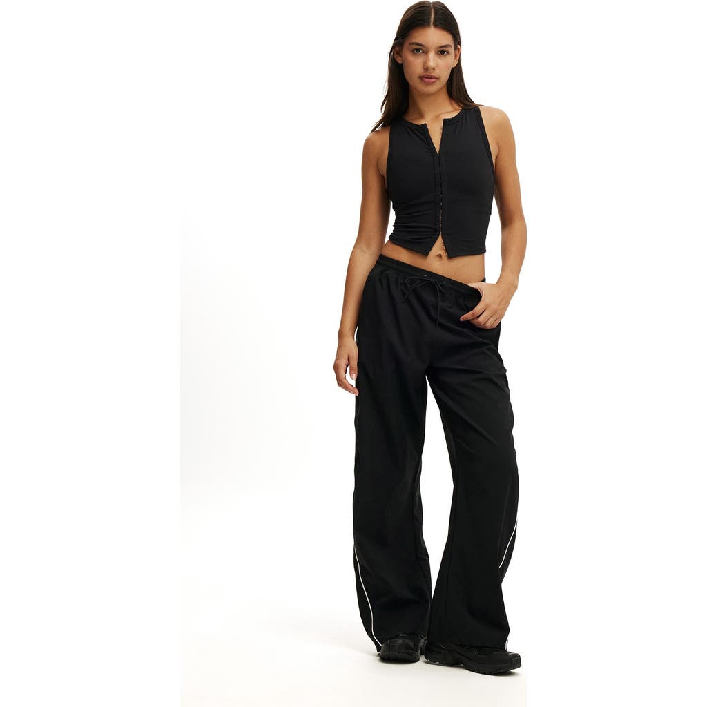 COTTON ON BODY Women's Active Baggy Woven Sweatpant in Black at Nordstrom, Size Small