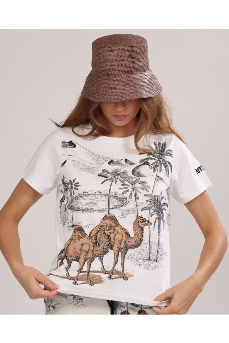 T-Shirt Mystic, Alternate, color, White