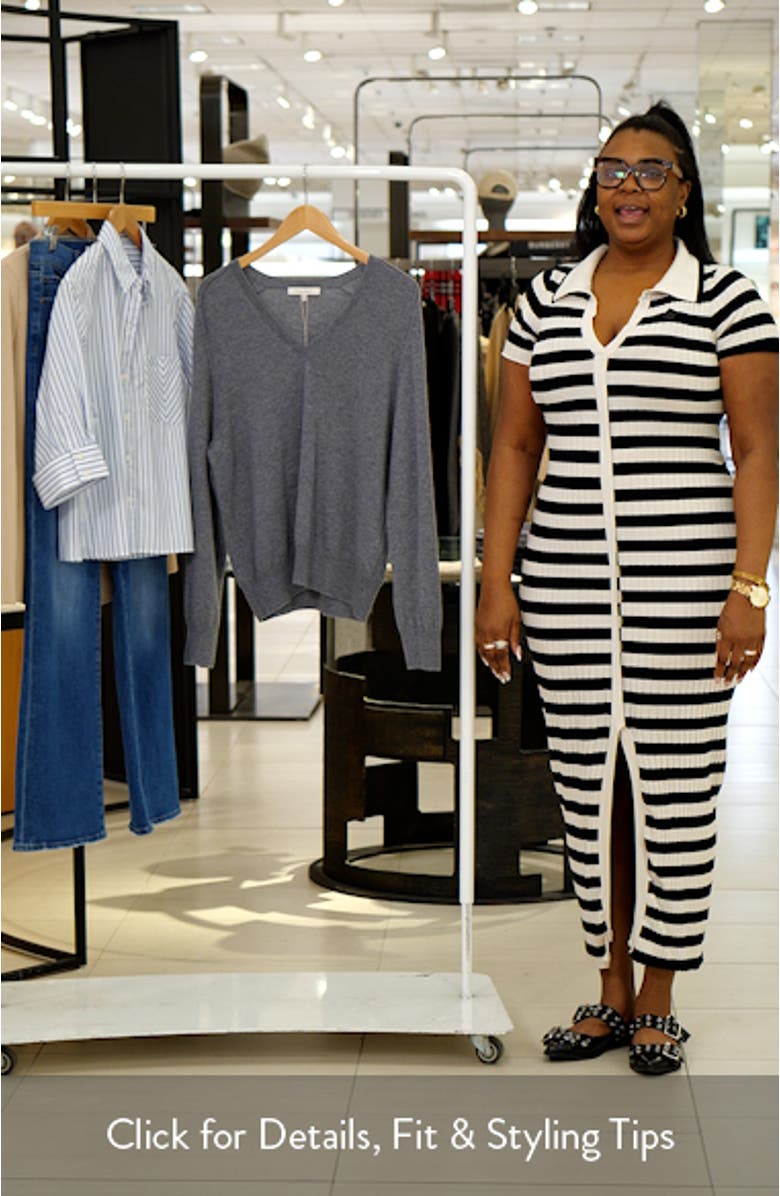 The Ryann V-Neck Cashmere Sweater, sales video thumbnail