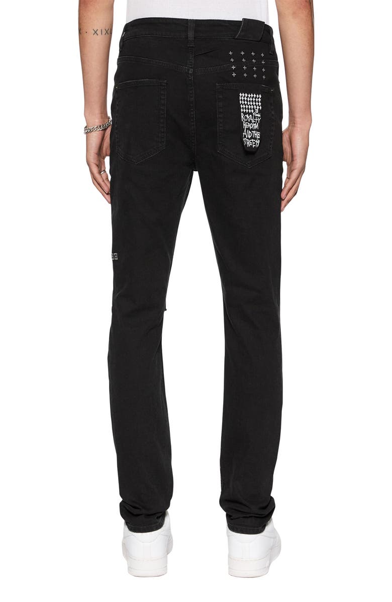 Ksubi Chitch Laid Black Est. Skinny Jeans, Alternate, color,