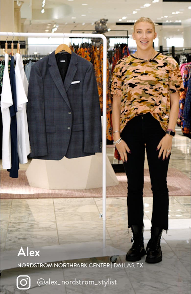 Hutson Slim Fit Plaid Wool Sport Coat, sales video thumbnail