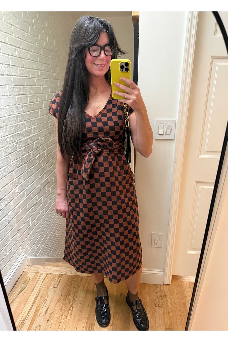 Antoine V-neck Pocket Dress, Alternate, color, Reason