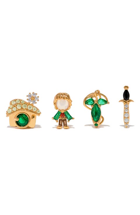 Lord of the Rings Frodo Set of 4 Stud Earrings