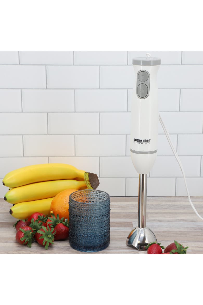 2-Speed 150-Watt Immersion Hand Blender, Alternate, color, White